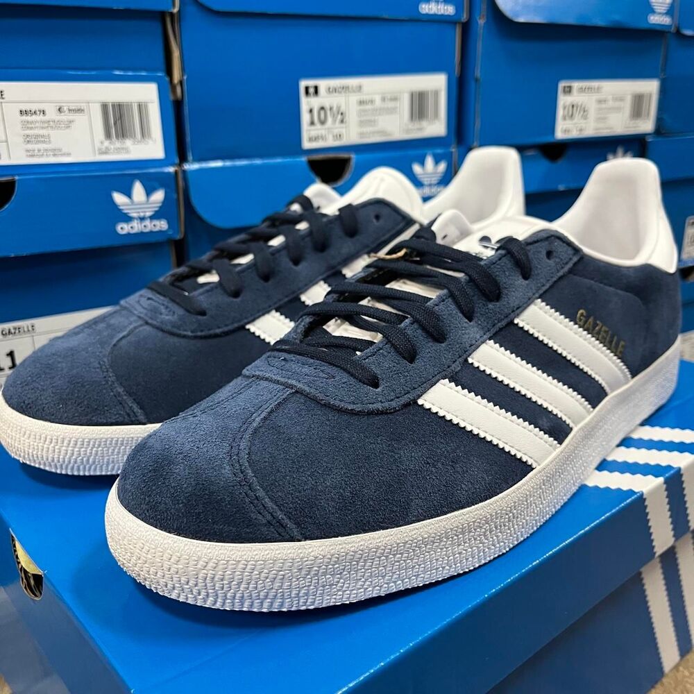 Adidas-originals Men's Navy and White Trainers